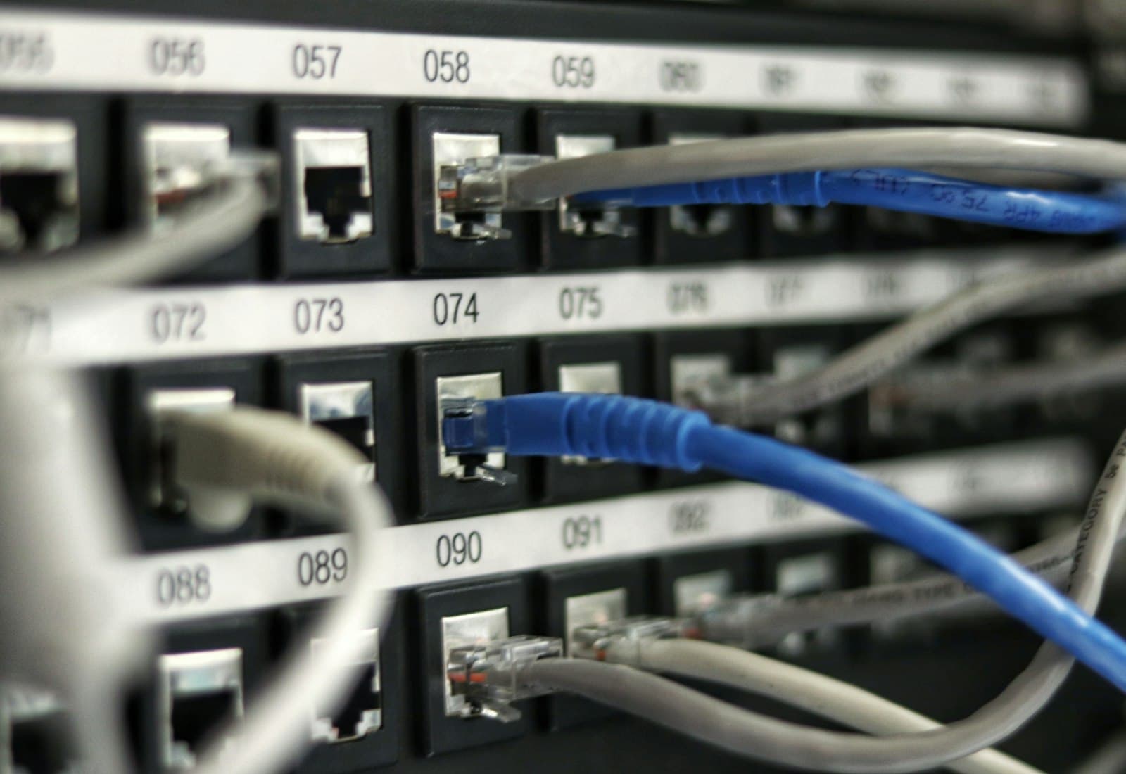 Structured network cabling installed by Xperts Matrix